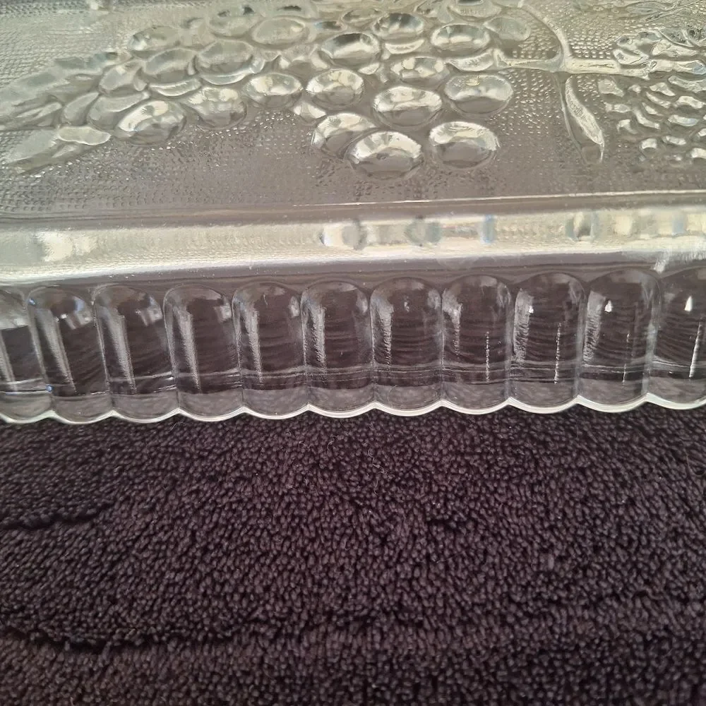Vintage Indiana Glass Vintage Crystal Happenings 5-Part Relish Tray 60s No. 3678